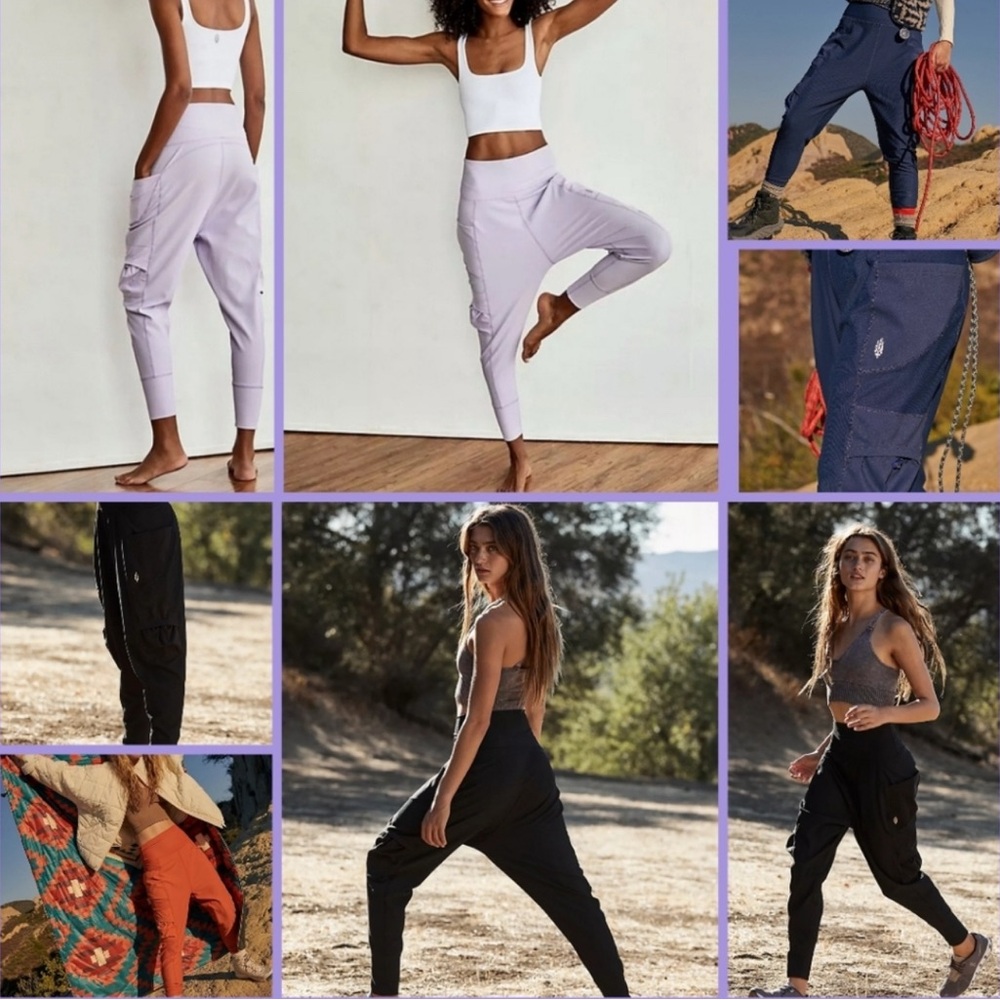 New Free People Movement Take A Hike Harem Pants